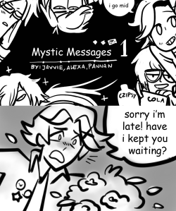 alexagator:  very dumb, very quality mystic messenger comic by