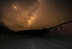 just–space:  Milky Way midst fog, New Zealand  js