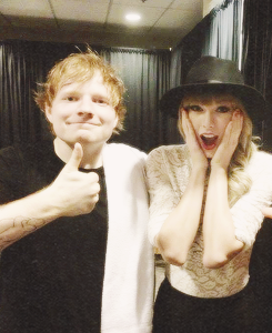 sakuomi:   taylor swift and ed sheeran [x] [x]  