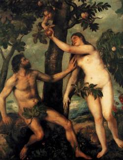 nec-dextrorsum-nec-sinistrorsum: Tiziano Vecelli Adam and Eve