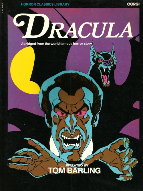 Horror Classics Library: Dracula, retold from Bram Stoker’s novel and illustrated by Tom Barling (Corgi, 1976). From a charity shop in Nottingham.