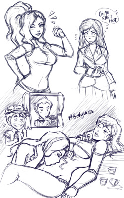 k-y-h-u:  korra/asami stream poops   two kataras 