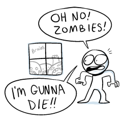 icecreamsandwichcomics:  I’m not scared of your slowly decaying