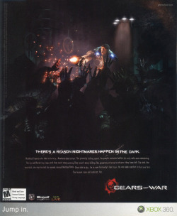 vgprintads:  “Gears of War” Game Informer, December