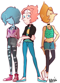 jankybones:  BAD PEARL SQUAD Commission for leaving-beach-city !