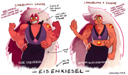 glasworks:My take on a Jasper / Carnelian Fusion, called Eisenkiesel!