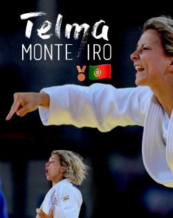 queenletiziaofspain:  Telma Monteiro won the first medal for