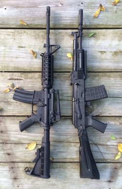 bolt-carrier-assembly:  redbrickarmy:  They play nice together 