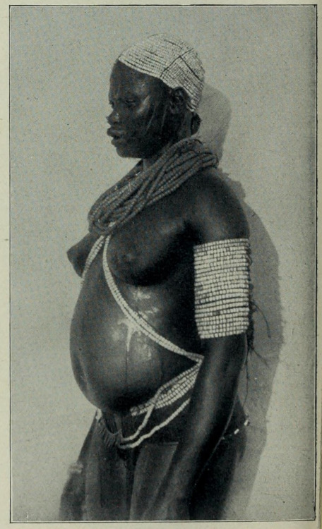 Kaba woman, from From the Congo to the Niger and the Nile : an account of The German Central African expedition of 1910-1911. Via Internet Archive.