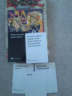 sophie-kitty:  I present to you, card games against humanity