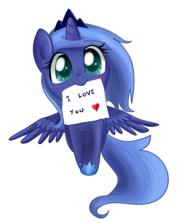 clxcool:  equestrian-pony-blog:  I love you by pridark  Hey mkbuster….Lookie