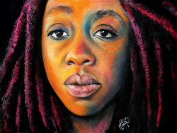 fyblackwomenart:  Stillness Reserves Silence (Portrait of Sandra