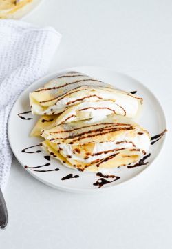 foodiebliss:  Basic Crepe Recipe + Banana Nutella Crepes With