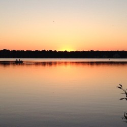 #lakeharriet at #sunset with #nofilter