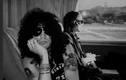 gunsnrosesappetite:  Izzy & Slash