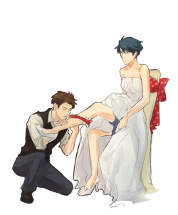 chiyia:   uh…hori-chan-senpai’s favorite wedding tradition,