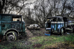 abandonedandurbex:  Abandoned car cemetery [920*613]  [OS] Source:
