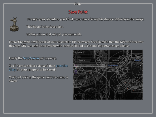 Tutorial again! This time we’ll learn about the Save Point.Remember: All these tutorials will be included in the game itself.Until the next time.Support Us: PATREON <==== Punished Mai -Demo Inside- Chapter 1 releasedReblogs and likes are also welcome