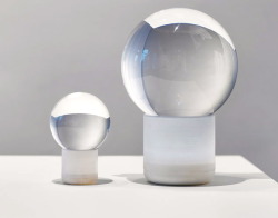 houseof1000fabrics:  Crystal Ball Lamp 