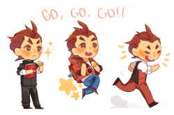 5hocha:  i forgot to post this but i made apollo stickers last