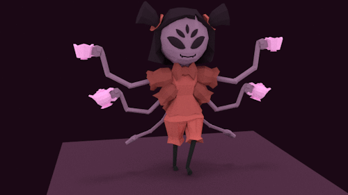 gunpuncher:  I finished Muffet! This was a lot of fun and a nice way to relax. I can’t stop listening to Spider Dance!!!  If you haven’t go buy undertale !! Do it!!! Do the thing!!!!!  