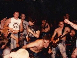 dongofhumans:  Ray during Agnostic Front at CBGB’s 