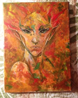 &ldquo;Wood Elf&rdquo; Acrylic