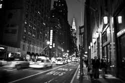 black-and-white:  Downtown New York (by Chris_Hortsch) 