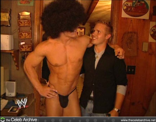sexywrestlersspot:  John Cena and his thong. I wish he wore this under his baggy shorts. Follow for more hot pics of the hottest men in wrestling: http://sexywrestlersspot.tumblr.com/  Never get tired of seeing this pic! Reblog! =)