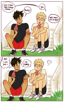 aymmichurros:  pfff i constantly think about Kuroo messing with