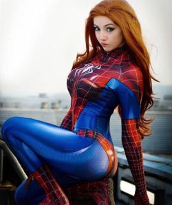 love-cosplaygirls:  Spidergirl by LittleJem