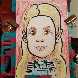 Caricature done today at the Melrose Arts Festival!   . . . .