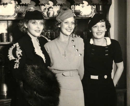 Sally Blane (Elisaneth Jane Young), Loretta & Polly Ann Young
