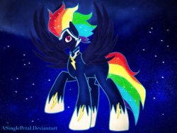 asinglepetal:  I wanted to be the first person to draw Rainbow