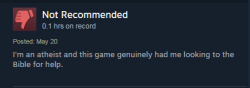 the-assquisitor:  My favorite review on steam to date    But