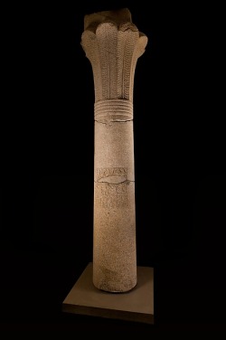 ancientpeoples:  Palm Column of Sahure5th DynastyOld Kingdom