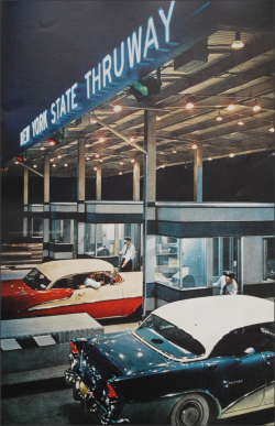 1950sunlimited:  Toll Booths,  New york State Thruway 1956