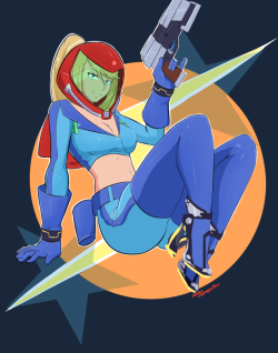 zeromomentaii:   Now’s a good time as any.   Samus pinup I