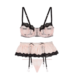 bettiefatal:  Sweet Pea Pink Set - Available in S/M and M/L I