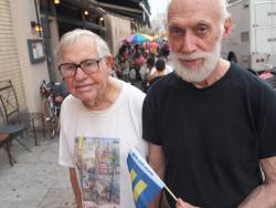 micropolisnyc:  Outside the Stonewall Inn, as a crowd was celebrating