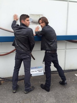 malecelebreport:Jensen Ackles and Jared Padalecki