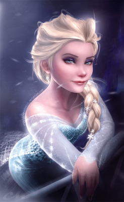lareinedesneiges-treasureplanet:  Ice-olated - Elsa (Disney’s