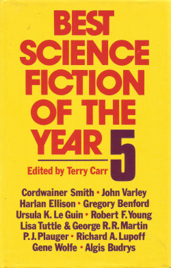 Best Science Fiction Of The Year 5, edited by Terry Carr (Book