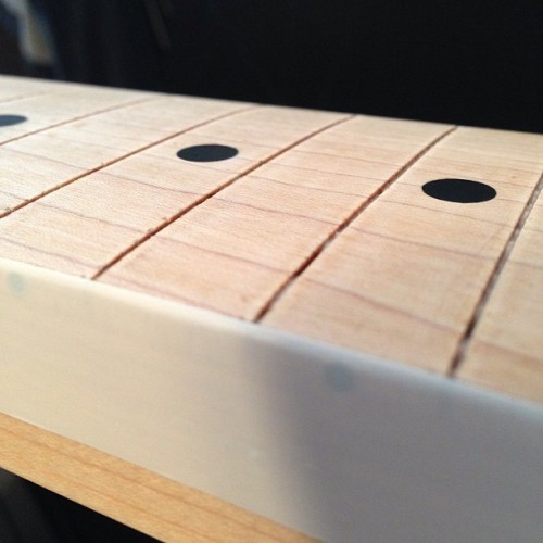 <p>Going #fretless #DIY !! @sterlingbymm</p>