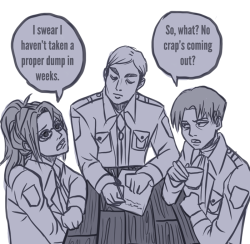 drinkyourfuckingmilk:  Erwin was found later in his room screaming