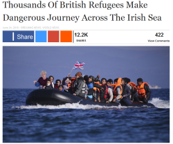  Thousands Of British Refugees Make Dangerous Journey Across