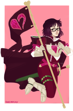 rosesmaycry:  The Knight of Heart Purest soul of the team, is
