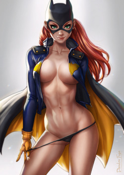 grimphantom2:  dandon-fuga:  Barbara pinup ♥ https://www.patreon.com/posts/batgirl-6805652 https://gumroad.com/dandonfuga   Nice undies, Barb =P