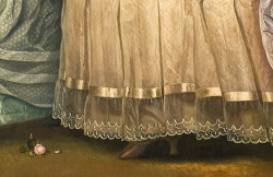vivelareine:Detail from a portrait of Marie Antoinette and her