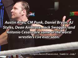 “Austin Aries, CM Punk, Daniel Bryan, AJ Styles, Dean Ambrose,